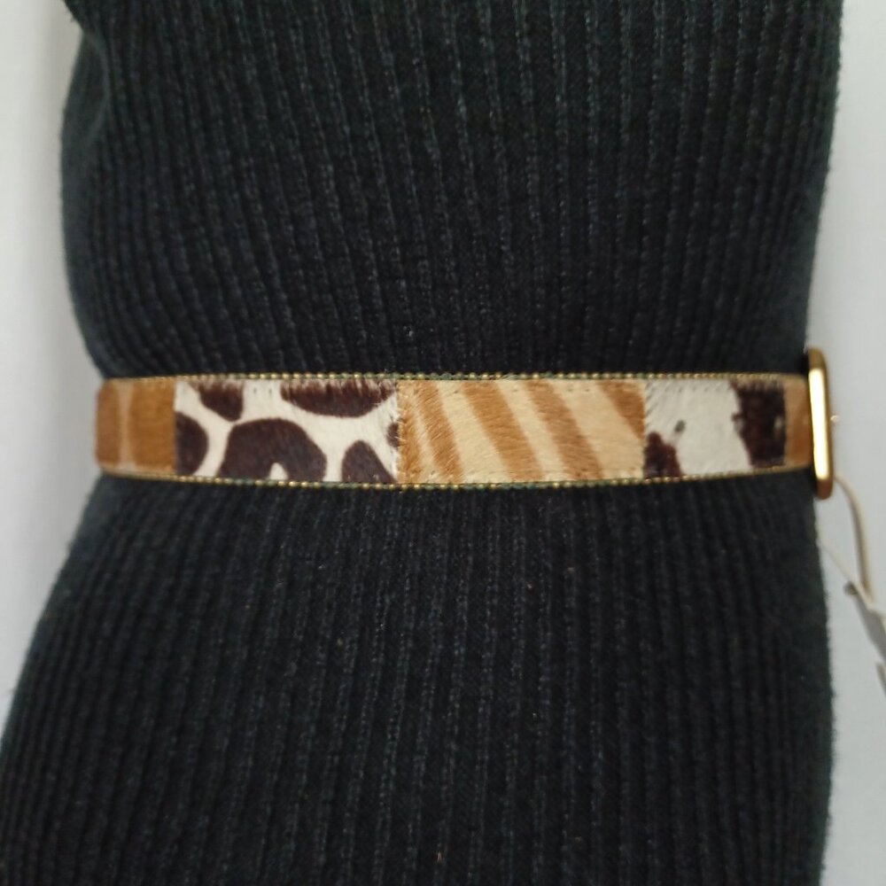 S O L D * I NWT Vintage Calf Hair Belt, S/M, 28” – 32” - Picture 5 of 9